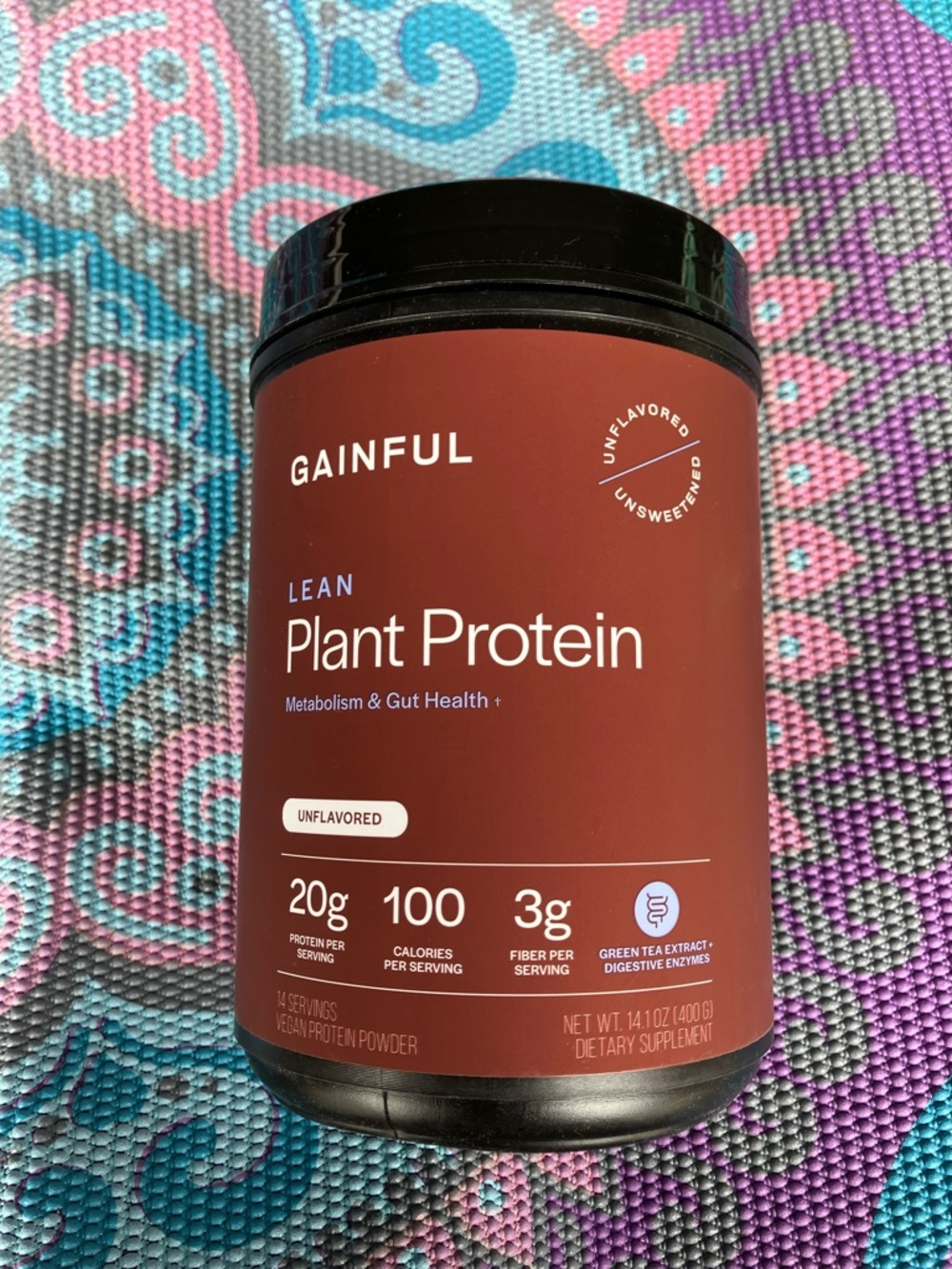 Gainful Lean Plant Protein, vegan, support metabolism lean muscle, clean, sealed